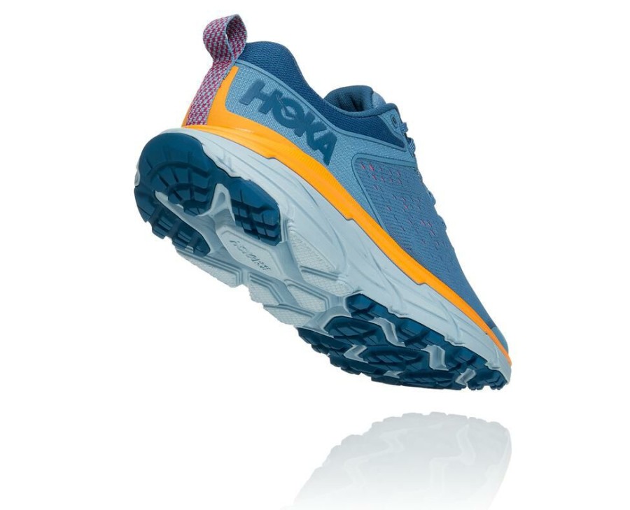 Running Shoes * | Sale Hoka One One Challenger Atr 6 For Men Provincial Blue / Saffron