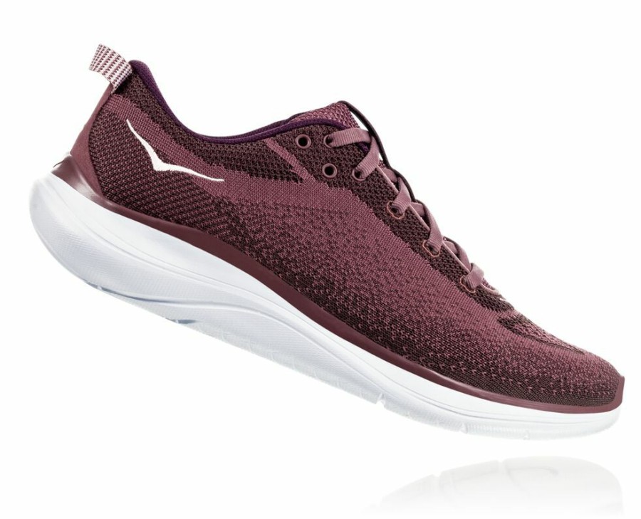 Women'S Shoes * | Online Hoka Women'S Hupana Flow Walking Shoes Rose Brown/White My-3782649