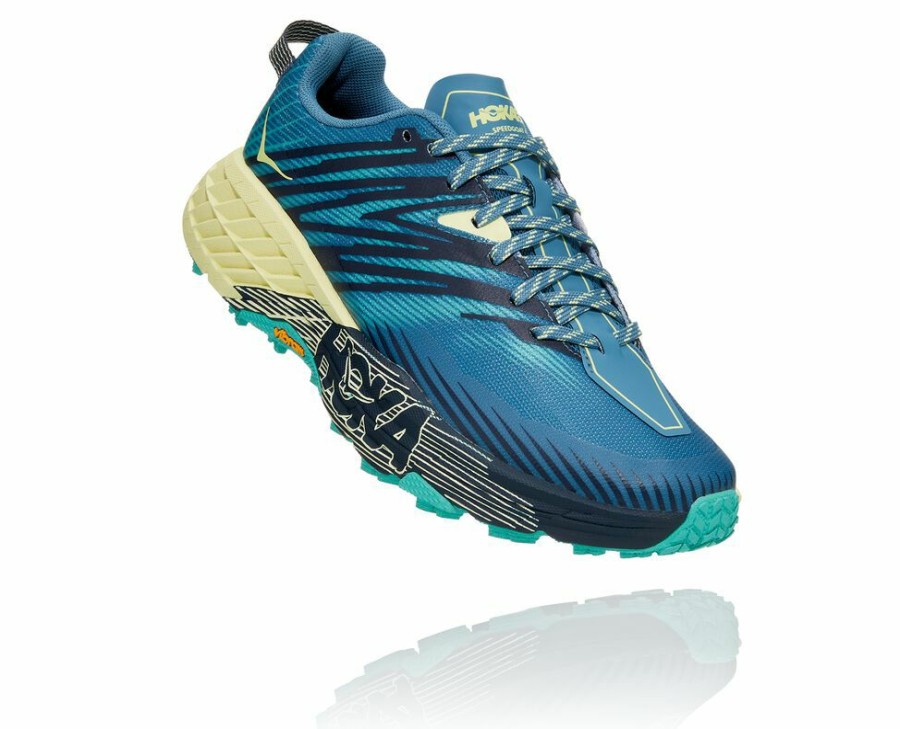 Women'S Shoes * | Online Hoka Women'S Speedgoat 4 Wides Peacock/Green My-1532767