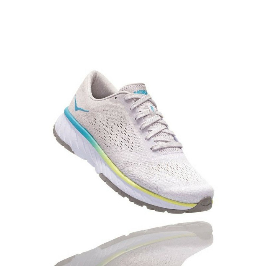 Running Shoes * | Online Cavu 2 Hoka Running Shoe One (White / Nimbus Cloud) Women