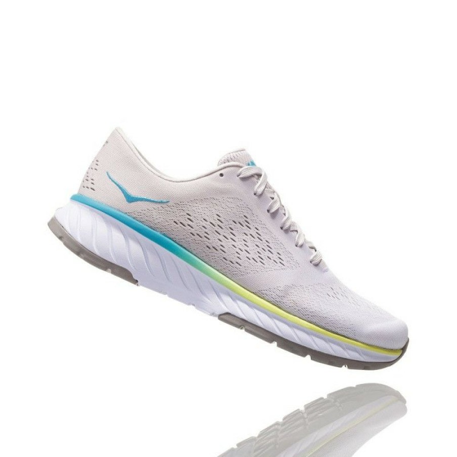 Running Shoes * | Online Cavu 2 Hoka Running Shoe One (White / Nimbus Cloud) Women