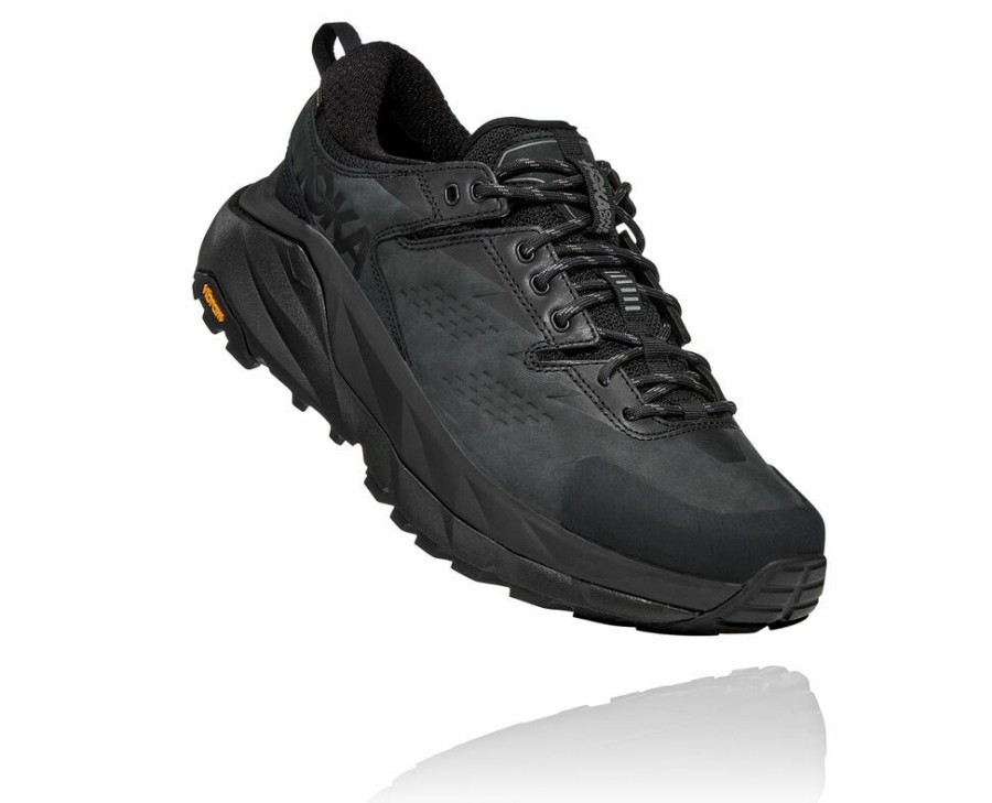 Men'S Shoes * | Limited Edition Hoka Men'S Kaha Low Gore-Tex Trail Running Shoes Black/Grey My-7230461