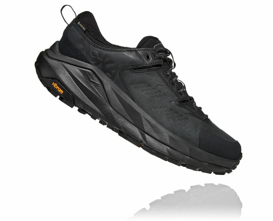 Men'S Shoes * | Limited Edition Hoka Men'S Kaha Low Gore-Tex Trail Running Shoes Black/Grey My-7230461