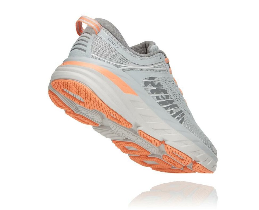 Running Shoes * | Sale Hoka One One Bondi 7 For Men Harbor Mist / Sharkskin