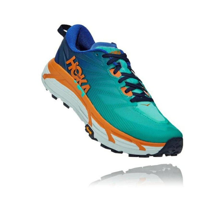 Running Shoes * | Hoka Limited Edition Men'S Mafate Speed 3 Dazzling Blue / Desert Sun