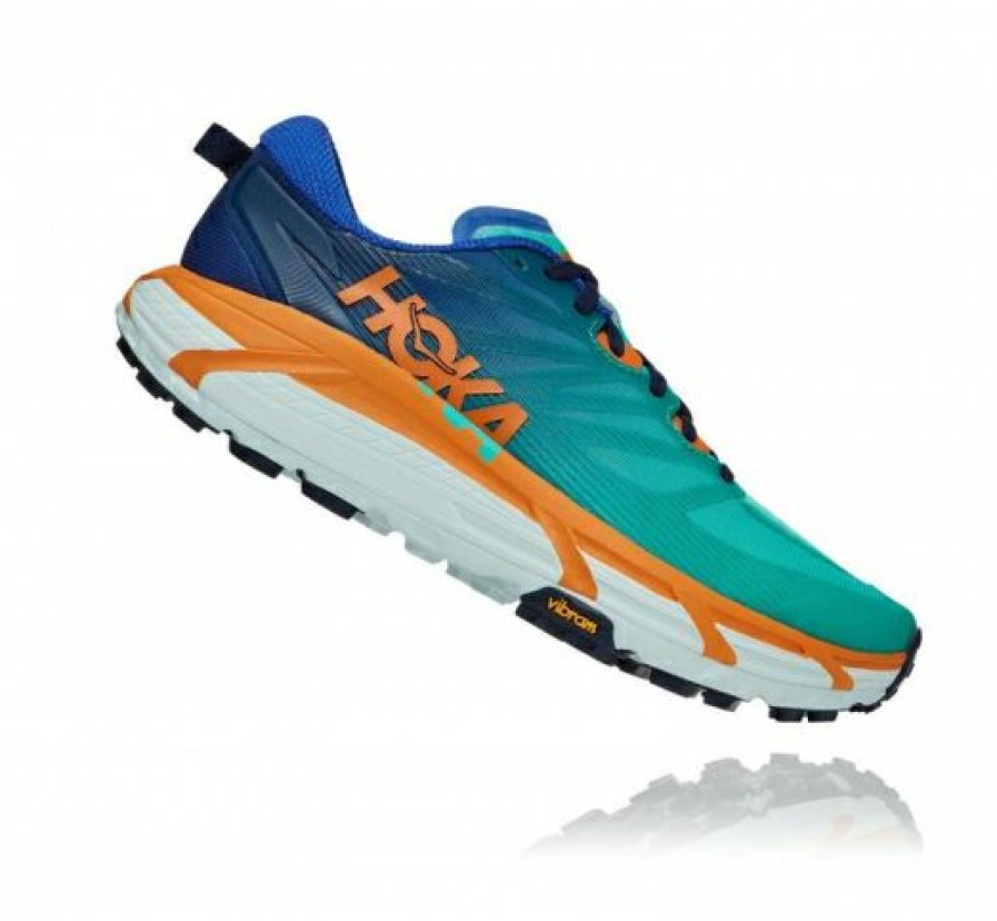 Running Shoes * | Hoka Limited Edition Men'S Mafate Speed 3 Dazzling Blue / Desert Sun