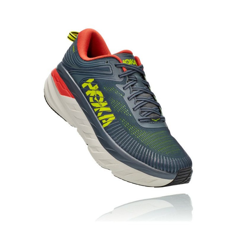 Running Shoes * | Shop Running Shoe Hoka One One Bondi 7 (Turbulence / Chile) Man