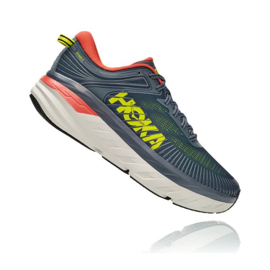 Running Shoes * | Shop Running Shoe Hoka One One Bondi 7 (Turbulence / Chile) Man