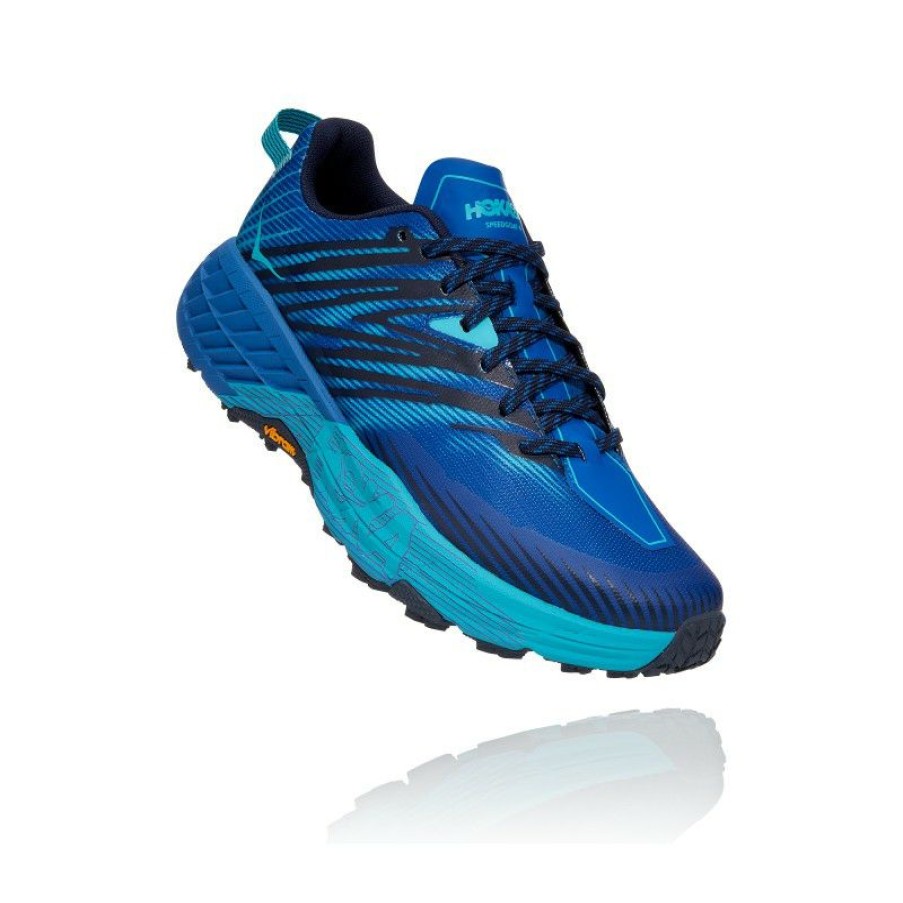 Running Shoes * | Limited Edition Hoka One One Speedgoat 4 (Turkish Sea/Scuba Blue) Men'S Trail Shoe