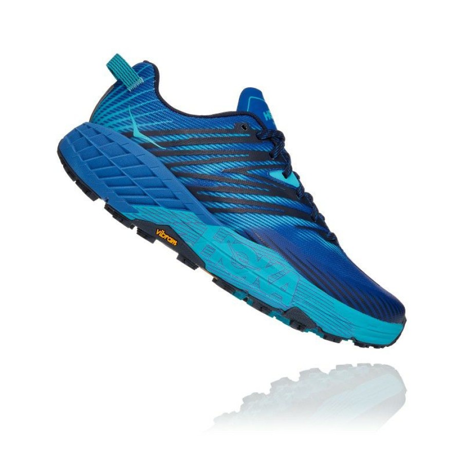 Running Shoes * | Limited Edition Hoka One One Speedgoat 4 (Turkish Sea/Scuba Blue) Men'S Trail Shoe