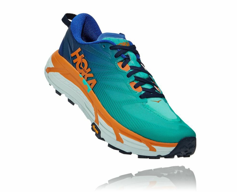 Men'S Shoes * | Sale Hoka Men'S Mafate Speed 3 Hiking Shoes Blue/Orange My-6417925