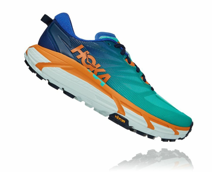 Men'S Shoes * | Sale Hoka Men'S Mafate Speed 3 Hiking Shoes Blue/Orange My-6417925