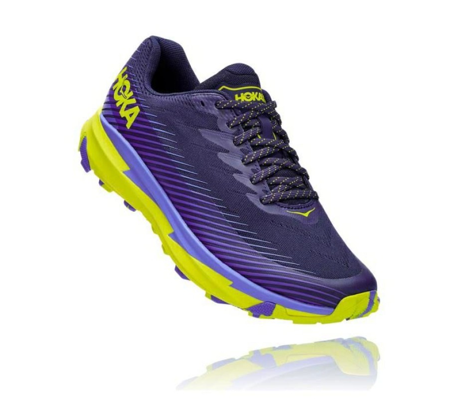 Running Shoes * | Hoka Sale Men'S Torrent 2 Black Iris / Evening Primrose