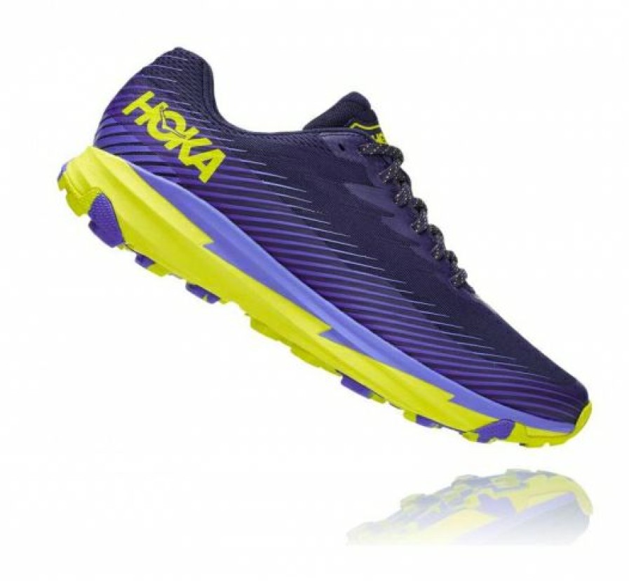 Running Shoes * | Hoka Sale Men'S Torrent 2 Black Iris / Evening Primrose