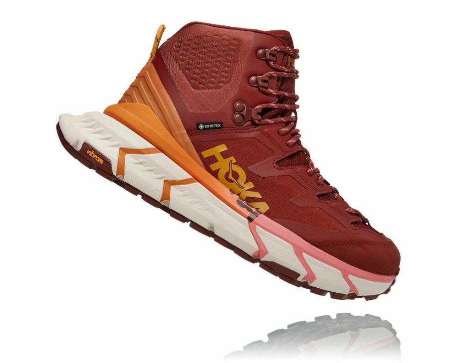 Women'S Shoes * | Shop Hoka Women'S Tennine Hike Gore-Tex Stability Shoes Red My-5451122