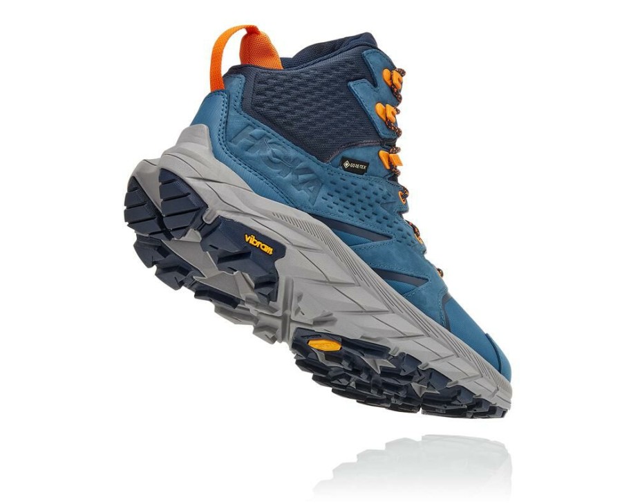 Hiking Shoes * | Shop Hoka One One Anacapa Mid Gore-Tex For Men Real Teal / Outer Space