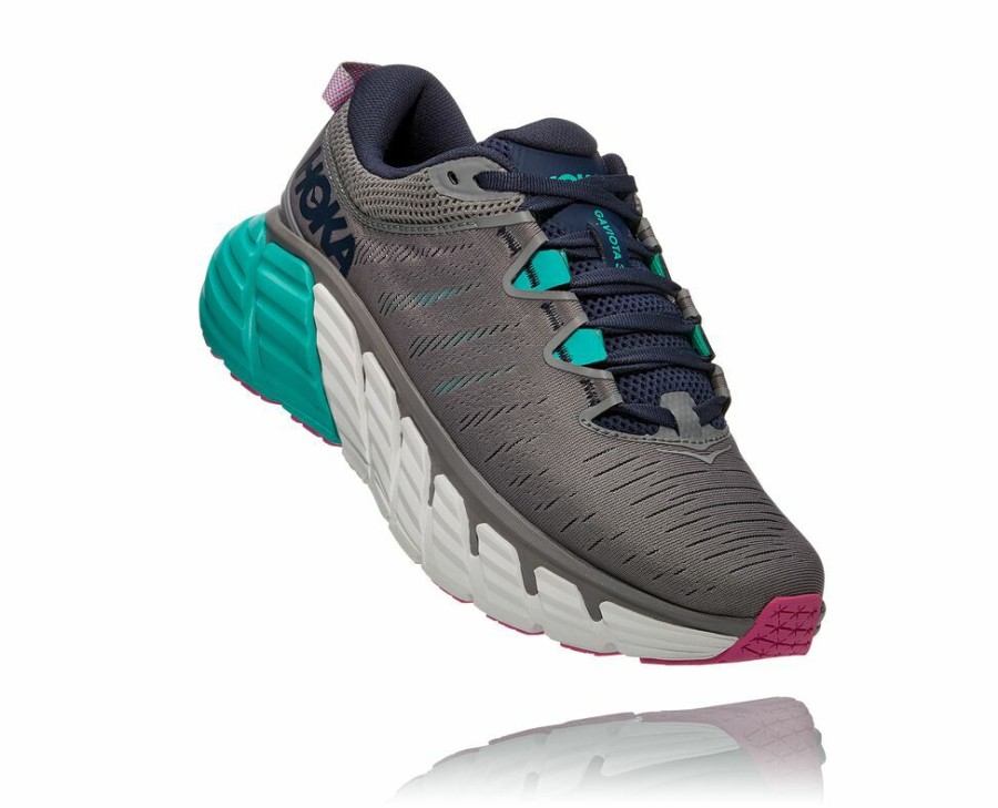 Women'S Shoes * | Sale Hoka Women'S Gaviota 3 Stability Shoes Dark Grey My-6511240