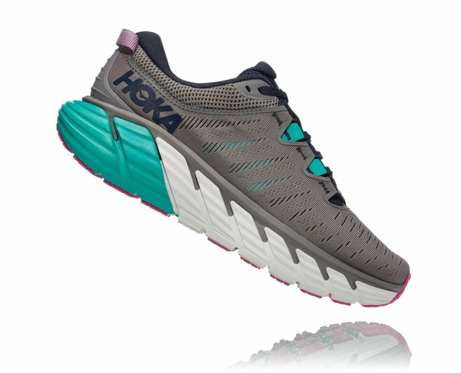 Women'S Shoes * | Sale Hoka Women'S Gaviota 3 Stability Shoes Dark Grey My-6511240