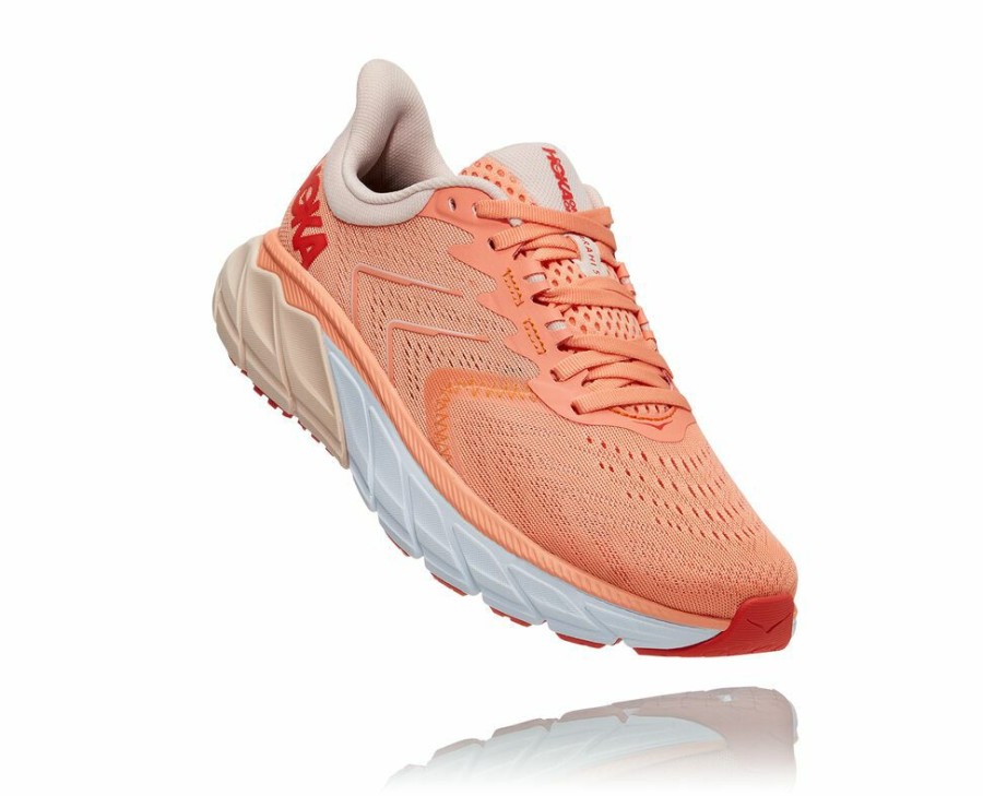 Women'S Shoes * | Online Hoka Women'S Arahi 5 Orthopedic Shoes Orange My-1735232