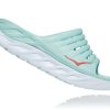 Recovery Shoes * | Hoka Shop Women'S Ora Recovery Slide 2 Eggshell Blue / White