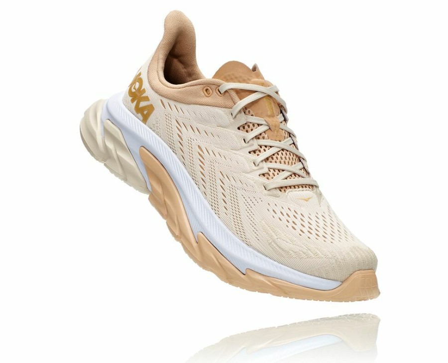 Women'S Shoes * | Shop Hoka Women'S Clifton Edge Running Shoes Light Yellow/Beige My-4103429