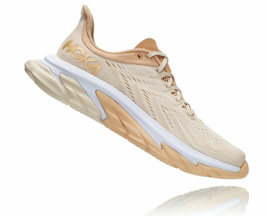 Women'S Shoes * | Shop Hoka Women'S Clifton Edge Running Shoes Light Yellow/Beige My-4103429