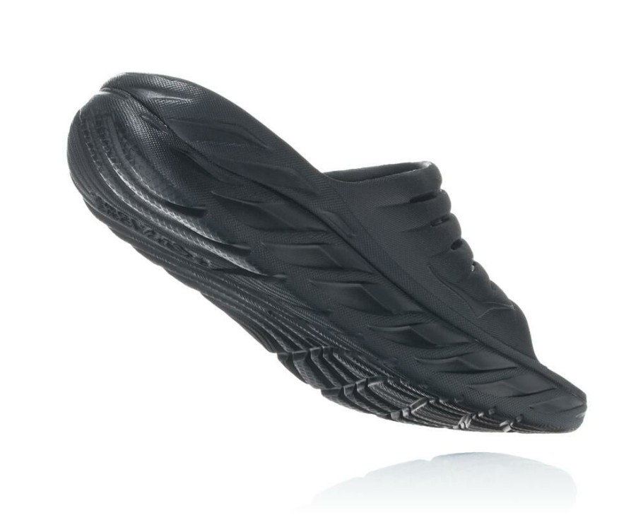 Recovery Shoes * | Hoka Online Women'S Ora Recovery Slide 2 Black / Black