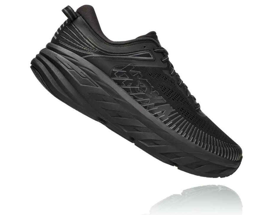 Running Shoes * | Shop Hoka One One Bondi 7 For Women Black / Black