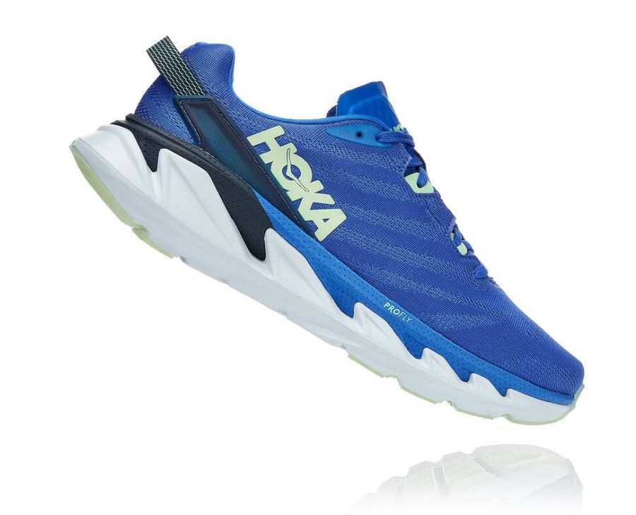 Running Shoes * | Sale Hoka One One Elevon 2 For Men Dazzling Blue / Green Ash