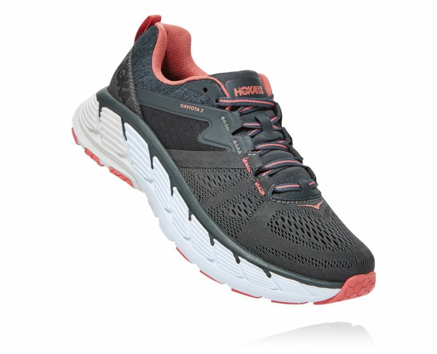 Women'S Shoes * | Online Hoka Women'S Gaviota 2 Walking Shoes Dark Grey/Brown My-3197097