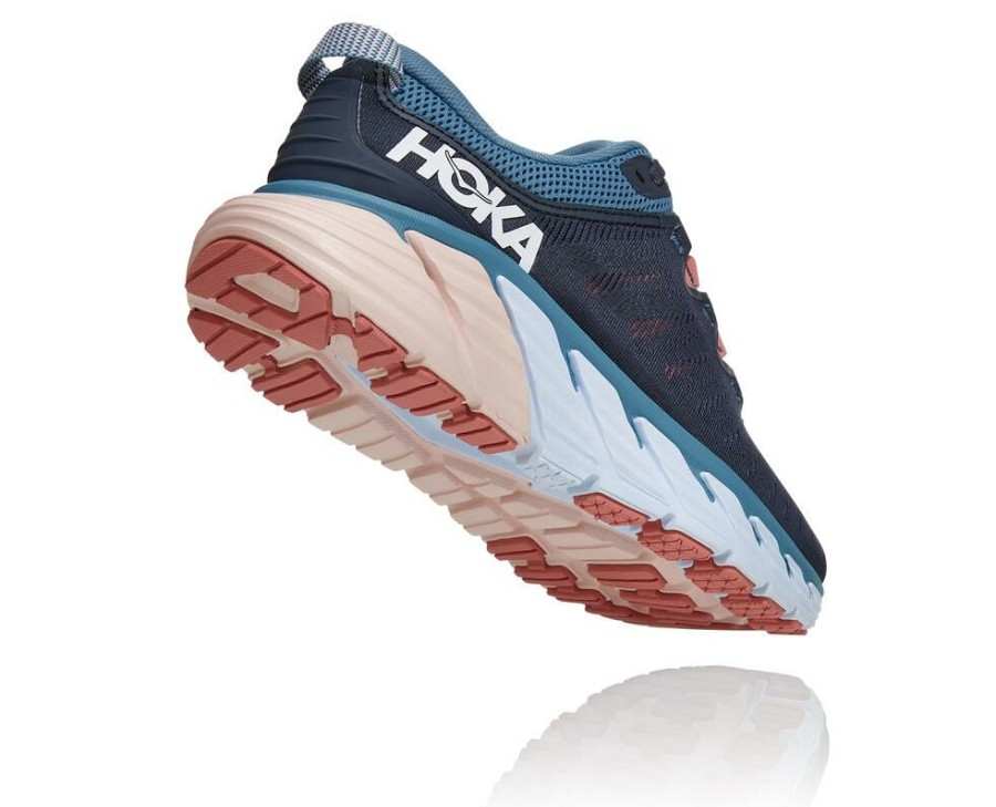 Running Shoes * | Hoka Limited Edition Gaviota 3 Road Running Shoe Ombre Blue / Rosette