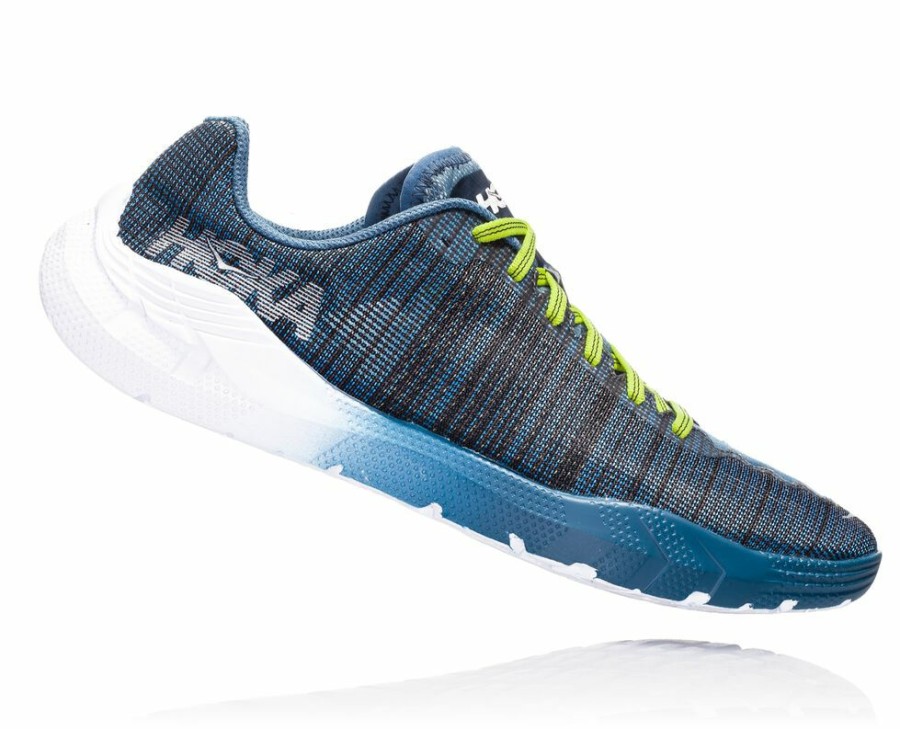 Men'S Shoes * | Online Hoka Men'S Evo Rehi Walking Shoes Yellow/Blue My-7444679