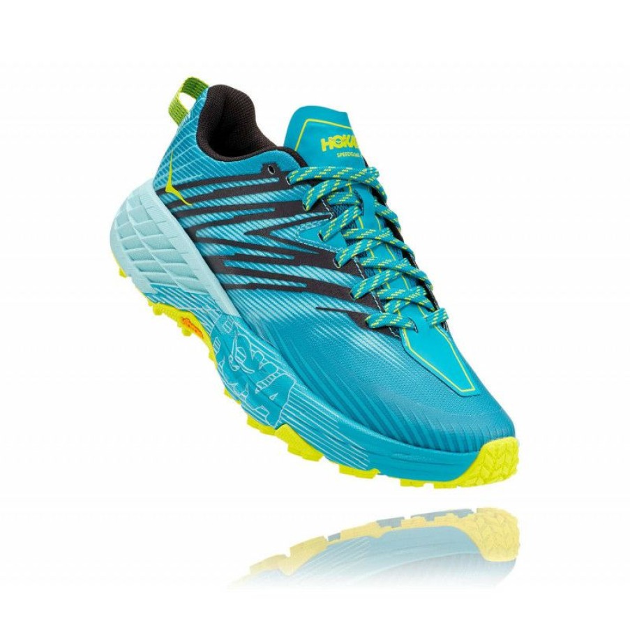 Running Shoes * | Sale Trail Shoe Hoka One One Speedgoat 4 (Capri Breeze/ Angel Blue) Woman