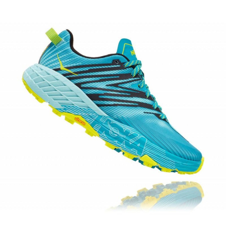 Running Shoes * | Sale Trail Shoe Hoka One One Speedgoat 4 (Capri Breeze/ Angel Blue) Woman