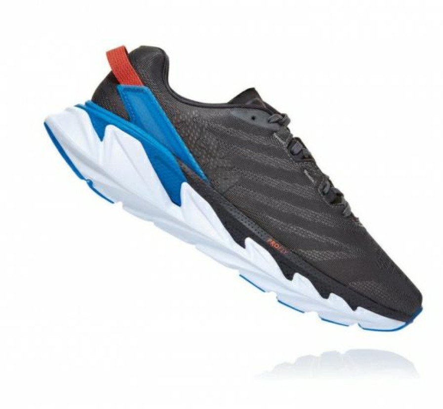 Running Shoes * | Hoka Sale Men'S Elevon 2 Dark Shadow / Imperial Blue