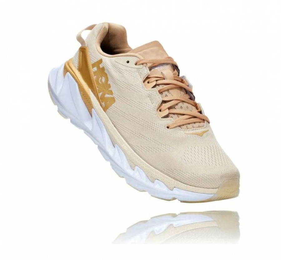 Running Shoes * | Hoka Limited Edition Men'S Elevon 2 Almond Milk / White