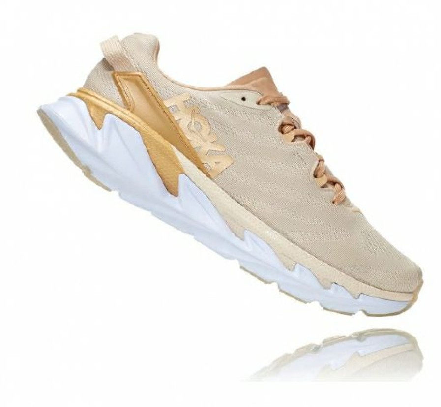 Running Shoes * | Hoka Limited Edition Men'S Elevon 2 Almond Milk / White