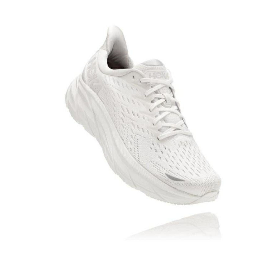 Running Shoes * | Hoka Online Women'S Clifton 8 White / White