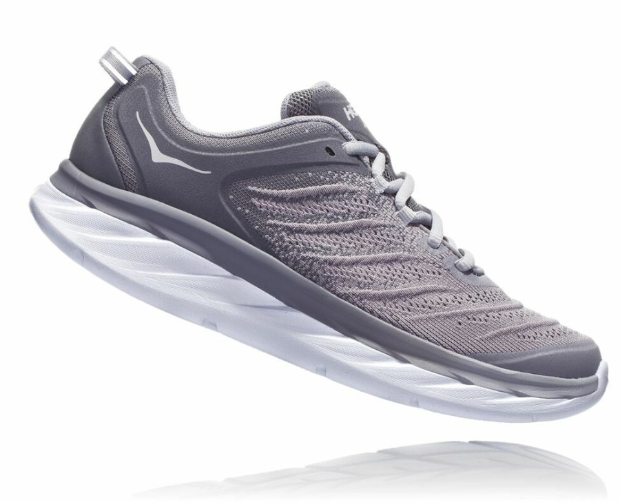 Women'S Shoes * | Sale Hoka Women'S Akasa Walking Shoes Grey Silver My-4810596