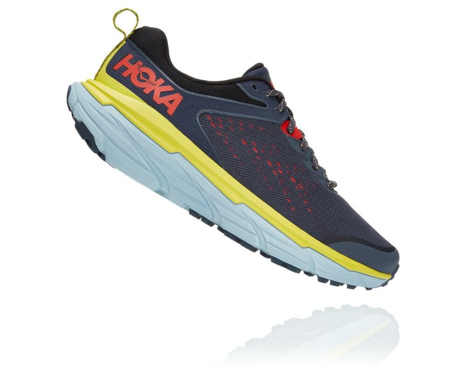 Running Shoes * | Online Hoka One One Challenger Atr 6 For Men Ombre Blue / Green Sheen