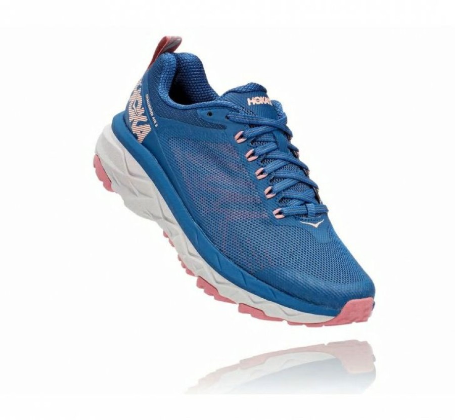 Running Shoes * | Hoka Online Women'S Challenger Atr 5 Dark Blue / Cameo Brown