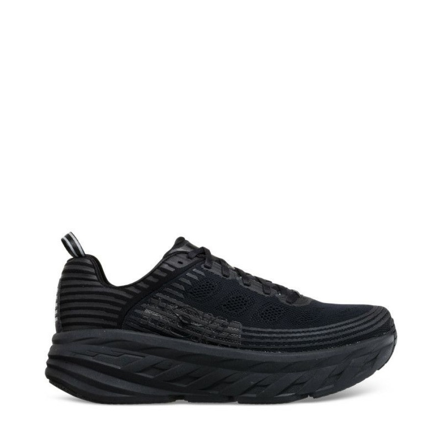 Running Shoes * | Online Bondi 6 Hoka One One Running Shoe (Black/Black)