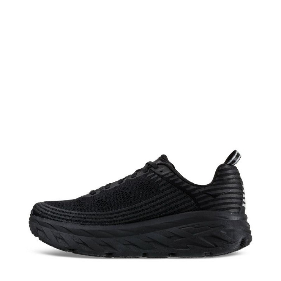 Running Shoes * | Online Bondi 6 Hoka One One Running Shoe (Black/Black)