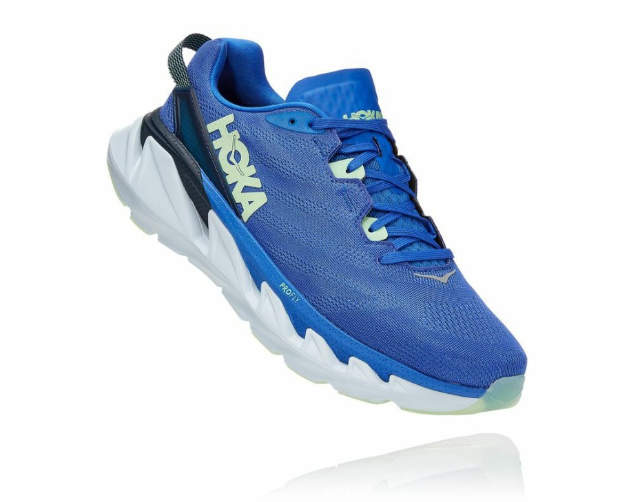 Men'S Shoes * | Sale Hoka Men'S Elevon 2 Walking Shoes Blue/Green Grey My-7112567