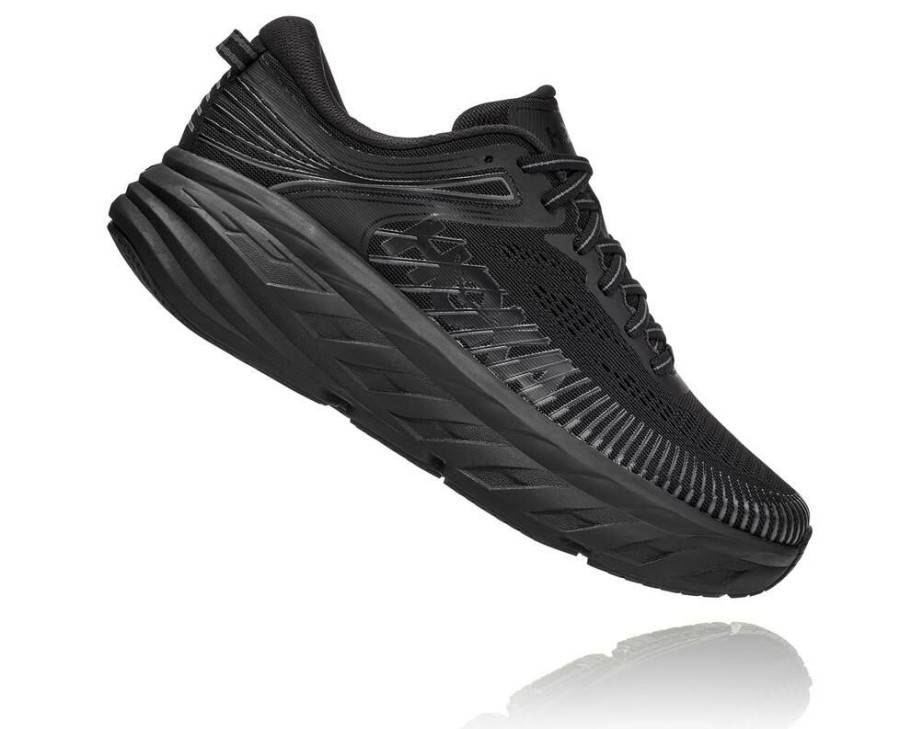 Running Shoes * | Shop Hoka One One Bondi 7 For Men Black / Black