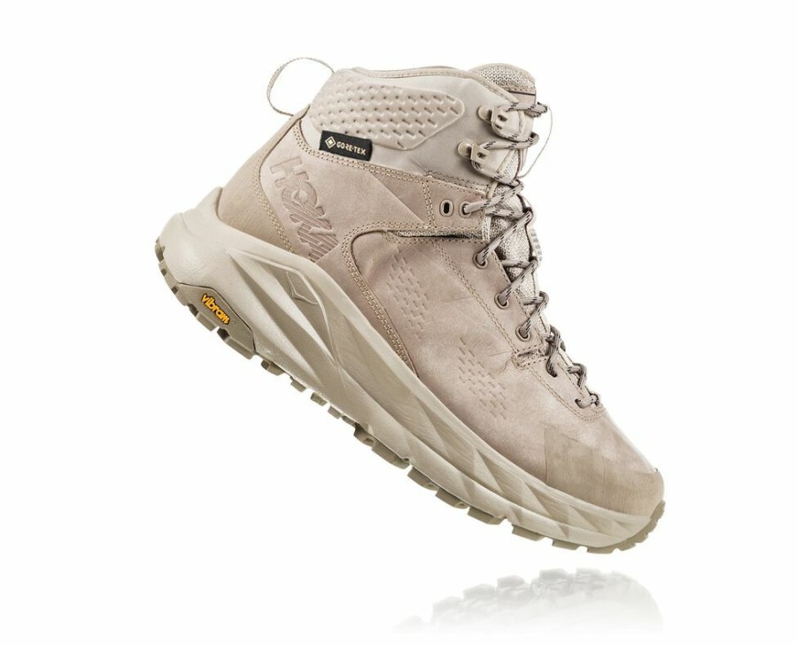 Men'S Shoes * | Limited Edition Hoka Men'S Kaha Gore-Tex Hiking Boots Light Brown My-8412322