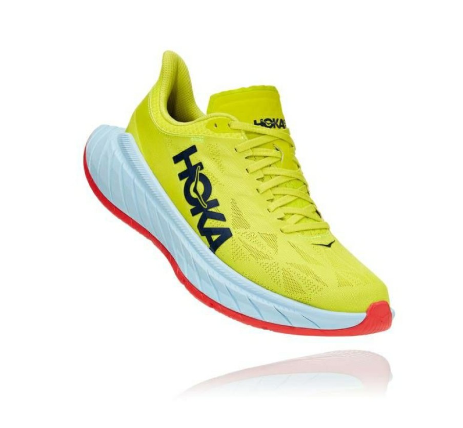 Running Shoes * | Hoka Sale Men'S Carbon X 2 Evening Primrose / Fiesta