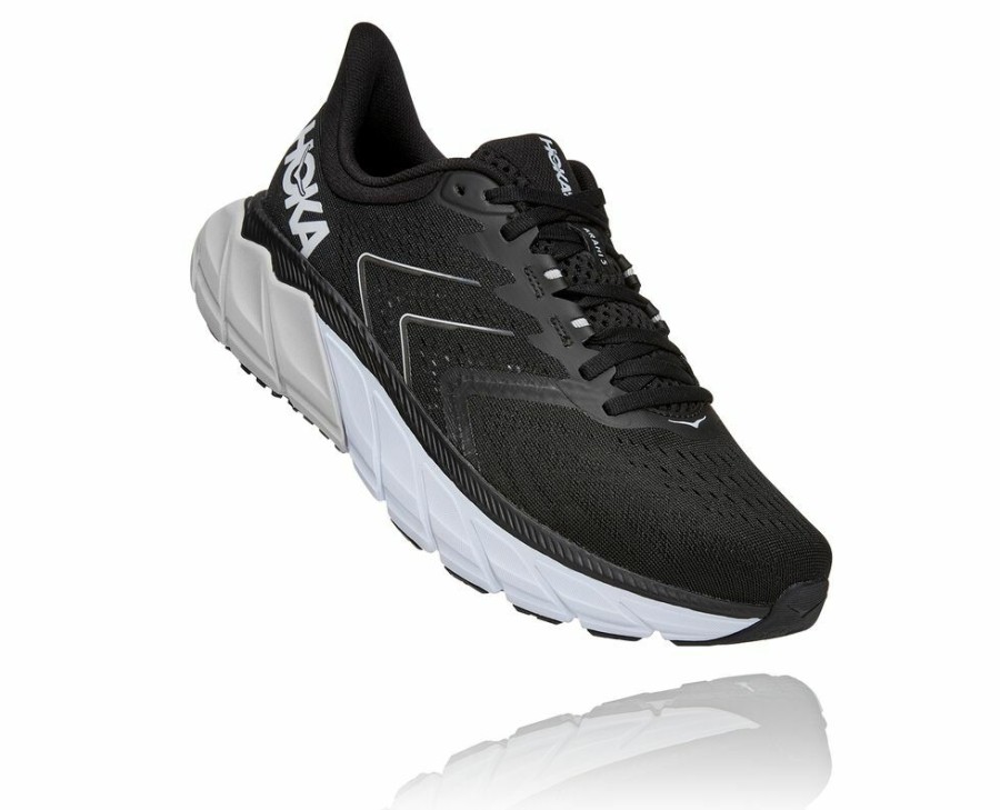 Men'S Shoes * | Limited Edition Hoka Men'S Arahi 5 Wides Black/White My-9854436