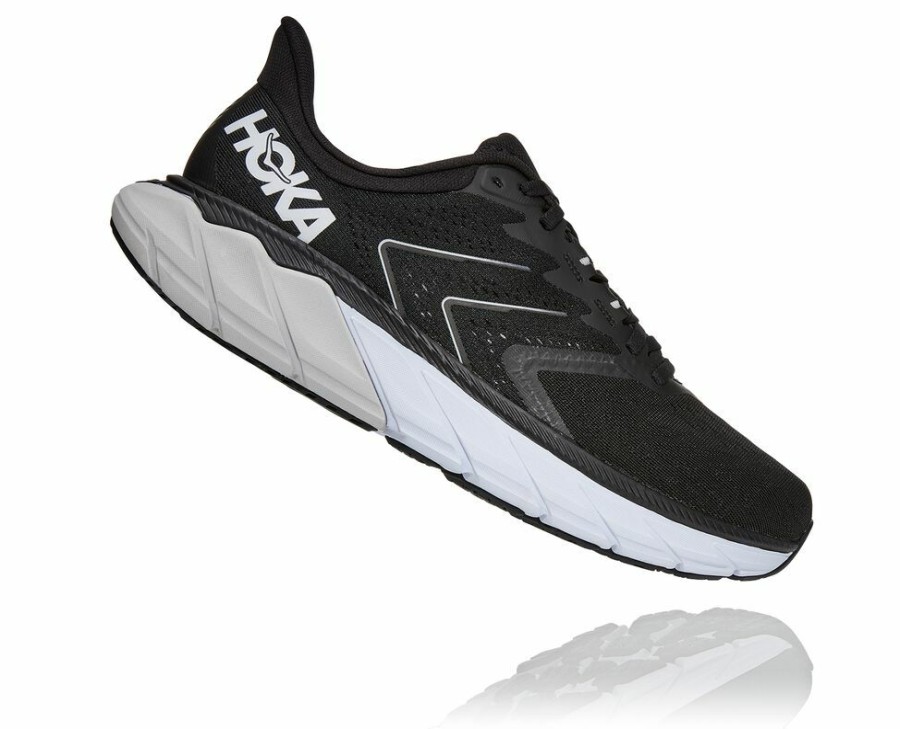 Men'S Shoes * | Limited Edition Hoka Men'S Arahi 5 Wides Black/White My-9854436