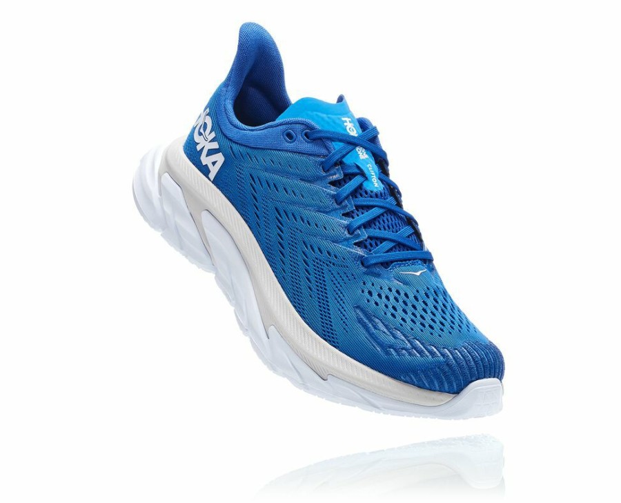 Men'S Shoes * | Limited Edition Hoka Men'S Clifton Edge Running Shoes Blue/White My-4293517